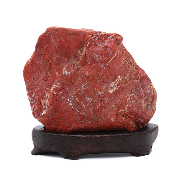 原石 佐渡赤玉石 （新潟県産） 台付 No.39 | 神棚・神具の製造販売通販