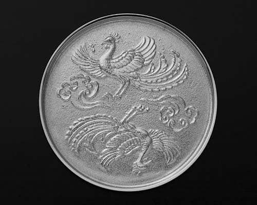 神鏡 白銅鏡 飛雲双凰文鏡 3寸 | 高級神棚・神具の通販なら伊勢宮忠