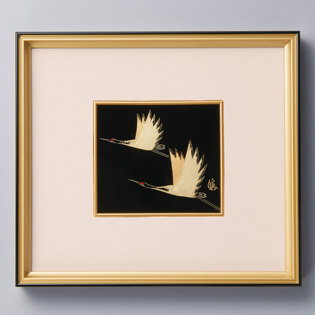 パネル 金富士 木製 漆塗り アート インテリア 12-14301 漆器の井助