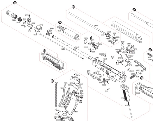ANGRY GUN 東京マルイ M40A5対応 スチールトリガーベースセット
