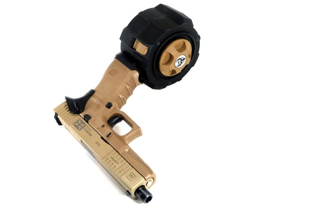 HFC HD Drum Mag GBBハンドガン用 145連ドラムマガジン