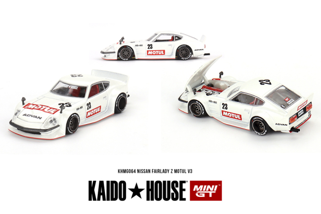 MINI GT 1/64 ダットサン KAIDO フェアレディ Z MOTUL V3(右ハンドル