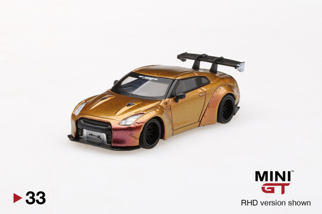 MINI GT 1/64 LB☆WORKS 日産 GT-R R35 タイプ1 リアウイング