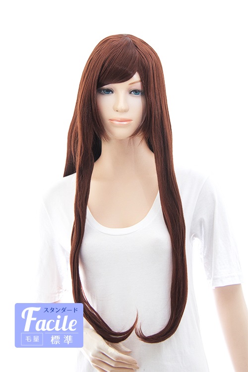 ナチュラルブラウン】ロングストレート【ウィッグ】【高品質コスプレ