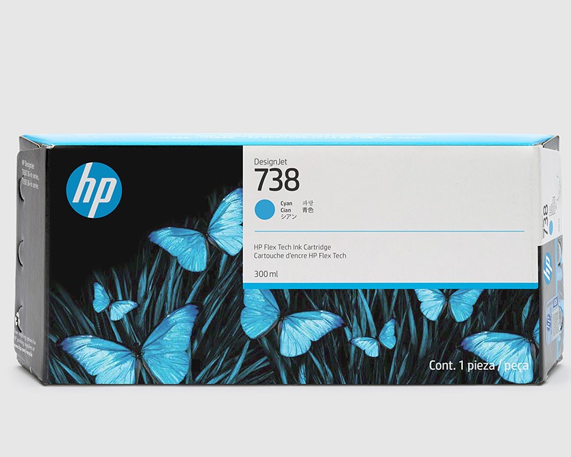 HP738インクカートリッジ シアン300ml(676M6A) SYCオンラインショップ