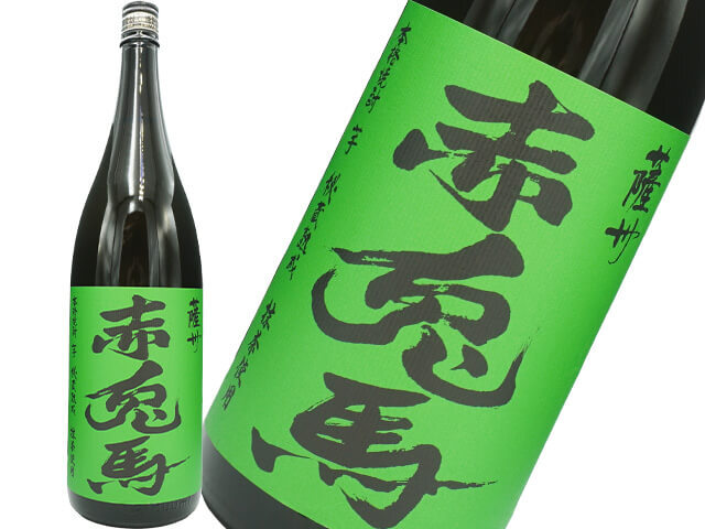 薩州 赤兎馬（せきとば） 抹茶 25度 1800ml