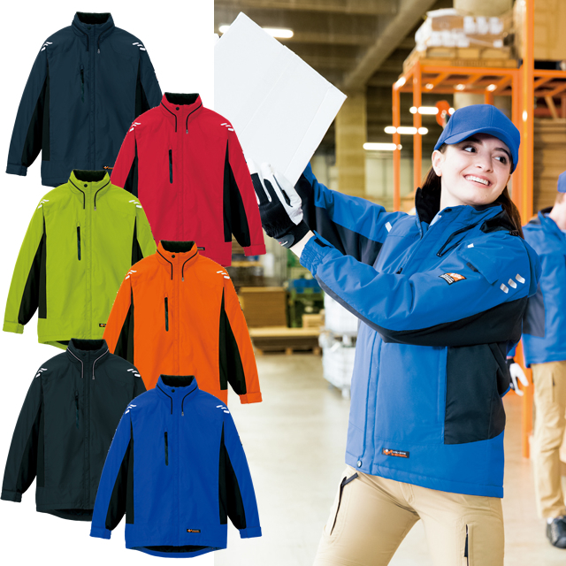 AZ-6169 AITOZ 防寒ジャケット(男女兼用）｜アイトス作業服通信販売