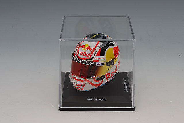 スパーク 1/5 ヘルメット オラクル レッドブルレーシング ホンダ 角田