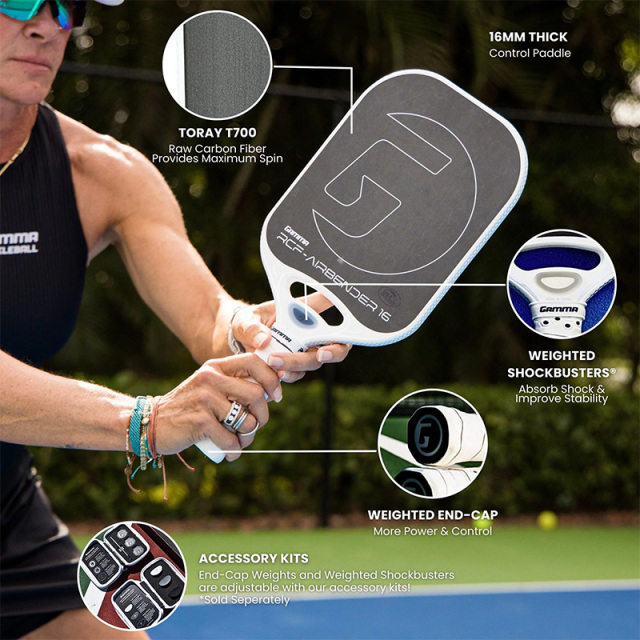 GAMMA ピックルボールパドル RCF AIRBENDER 16 送料無料 PICKLEBALL