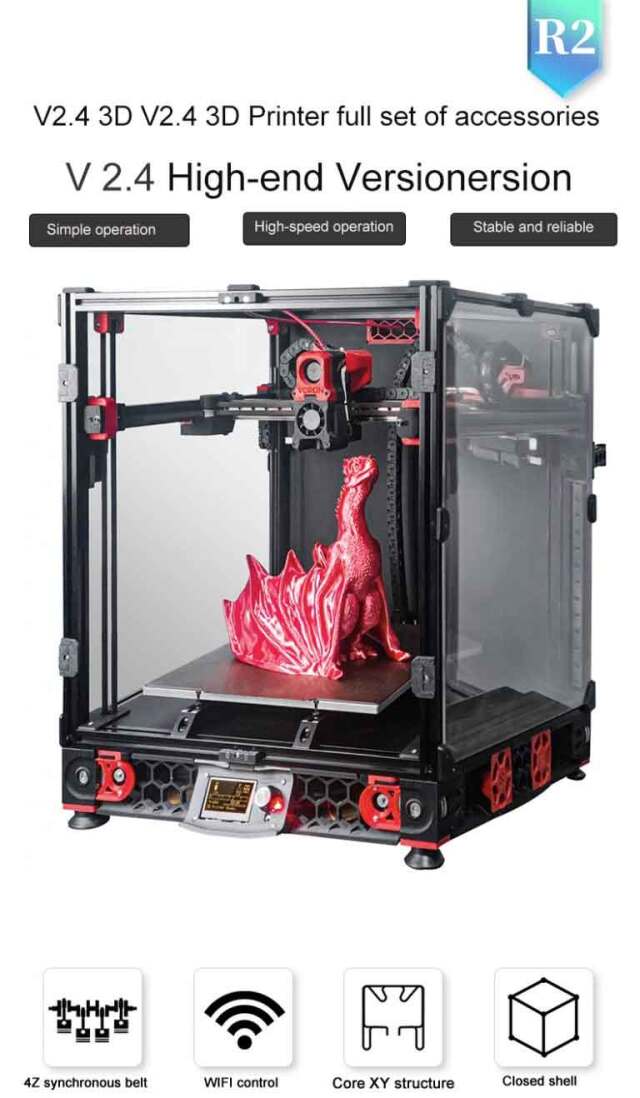 SIBOOR Voron 2.4 3Dプリンター組立キット 300x300x290mm印刷サイズ