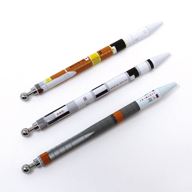 宇宙グッズ】世界のロケットボールペン[H-IIA・ソユーズ・サターンV]