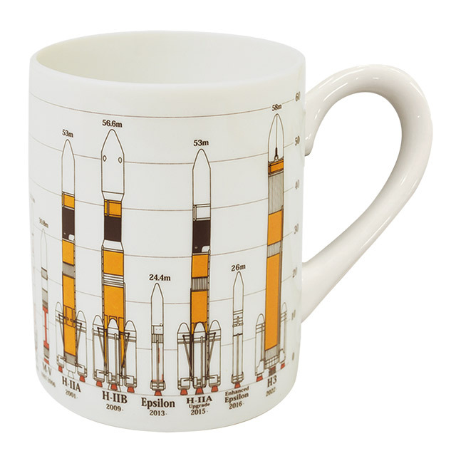 王道からユニークまで、100機以上の人工衛星大集合したマグカップ