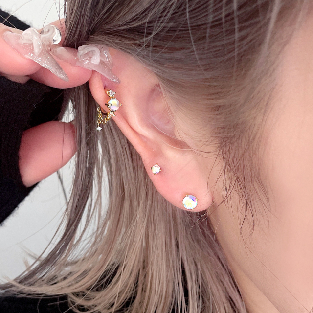 14G 16G ］様々なカラー が動きに合わせて浮かぶオパール 風デザイン