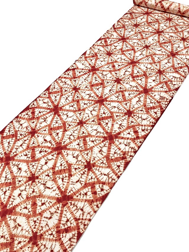 茜草絞り染 九寸名古屋帯｜ 黄昏の夕空のように | 着物セレクト専門店