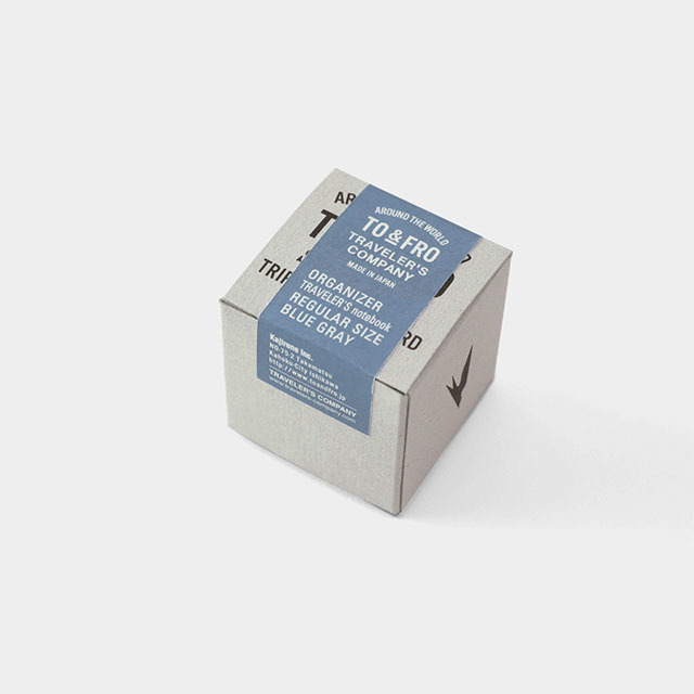 TF TO&FRO オーガナイザー トラベラーズノート ブルーグレー（07100756）