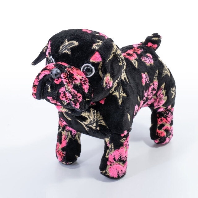 金華山 マドンナ ブルドッグ ぬいぐるみ 300mm×380mm