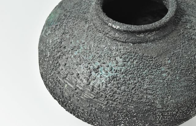 野口悦士 295 緑青 壺 ｜ 暮らしのうつわ花田 和食器 通販