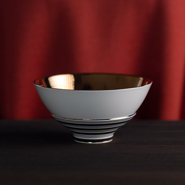 和食器 Layer.series お茶わん GOLD 作家「田中雅文」