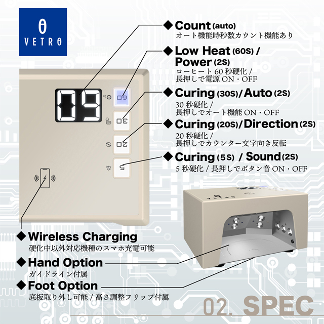 VETRO LED LIGHT EX(イーエックス)