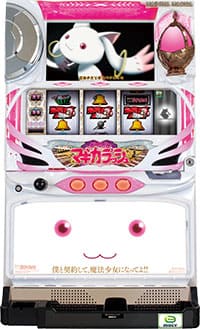 パチスロ実機 メーシー 魔法少女まどか☆マギカ【キュゥべえパネル】