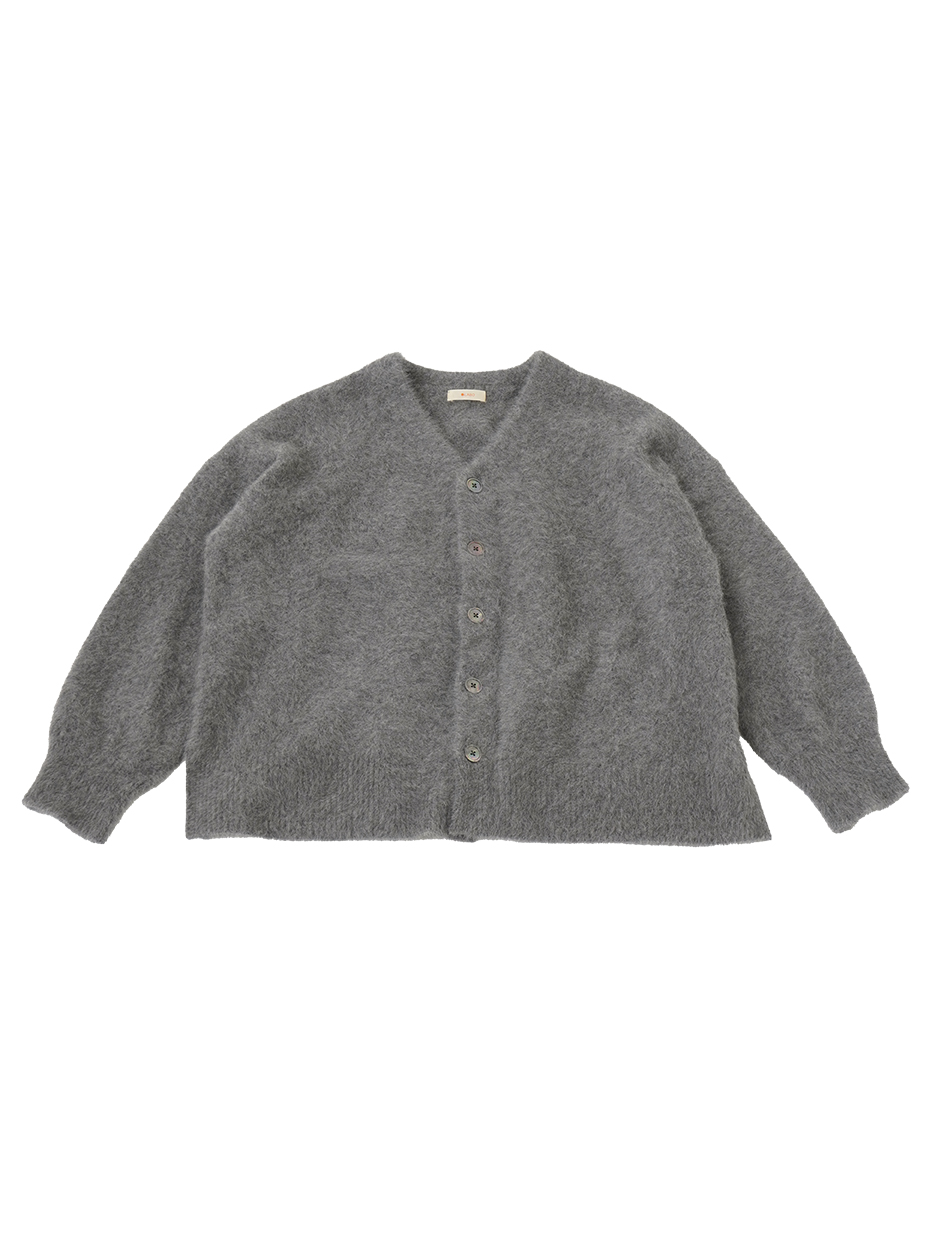 フォックスカシミヤVネックカーディガン