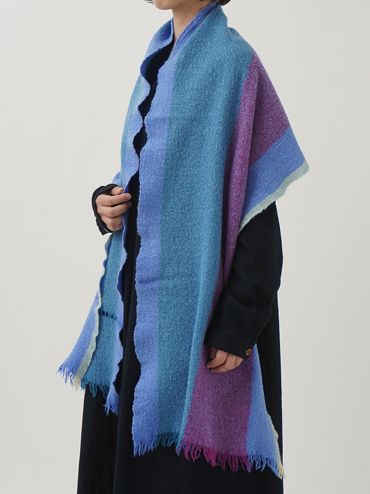 2／48ウール 強縮絨ストール