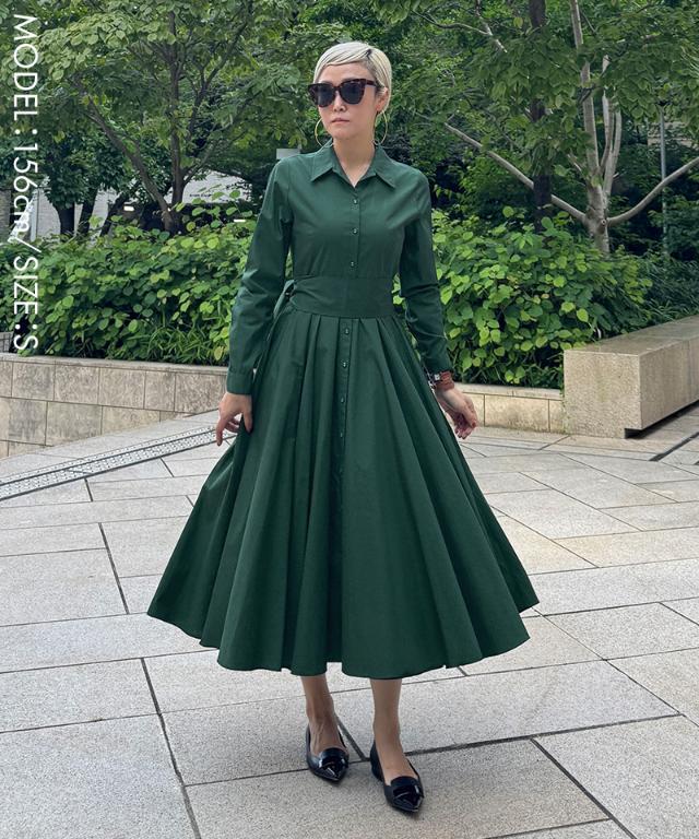 オードリールックエアリーワンピース・長袖｜JENNE(ジェンヌ)公式通販