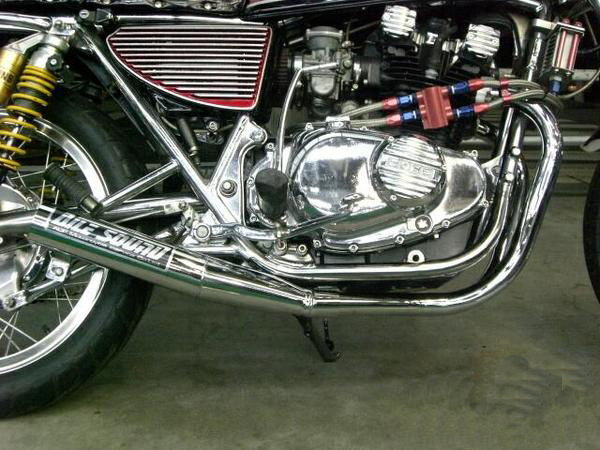 GS400 エルサウンド NOISE マフラー メッキ