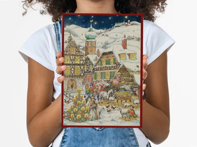 1868】アドヴェントカレンダー/No818/A4サイズ/リヒャルトセルマー