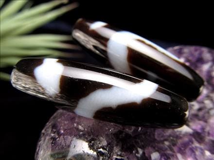 ◇A至純天珠◇白蛇天珠(しろへびてんじゅ)◇サイズ：約37mm◇