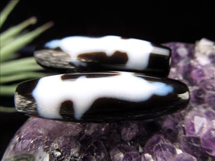 ◇A至純天珠◇双観音天珠(そうかんのんてんじゅ)◇サイズ：約37mm◇