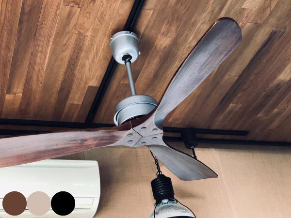 送料無料 BASQUE バスクウッドシーリングファン CF-005DC DCモーター