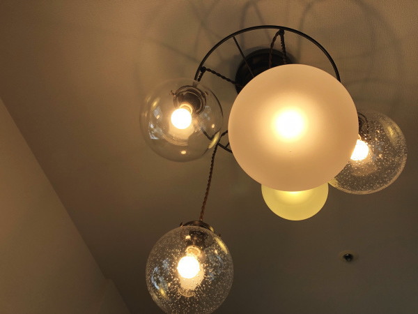 オレリア5 ORELIA5 5灯ガラスペンダントライト LT-3531 【INTERFORM