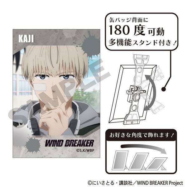 WIND BREAKER アート缶バッジ 桐生三輝 場面写 | 4550451333623