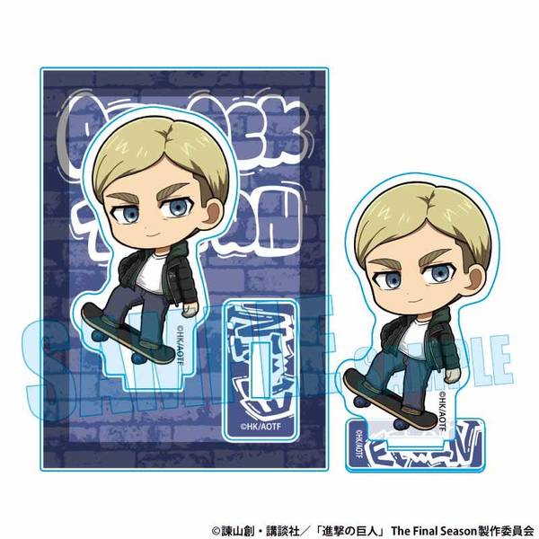 進撃の巨人 アクリルスタンド エルヴィン・スミス スケーターver