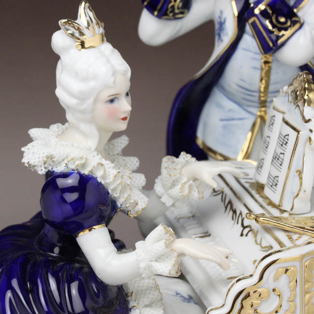 フルートとピアノのための演奏会 レース人形 音楽雑貨・アクセサリー