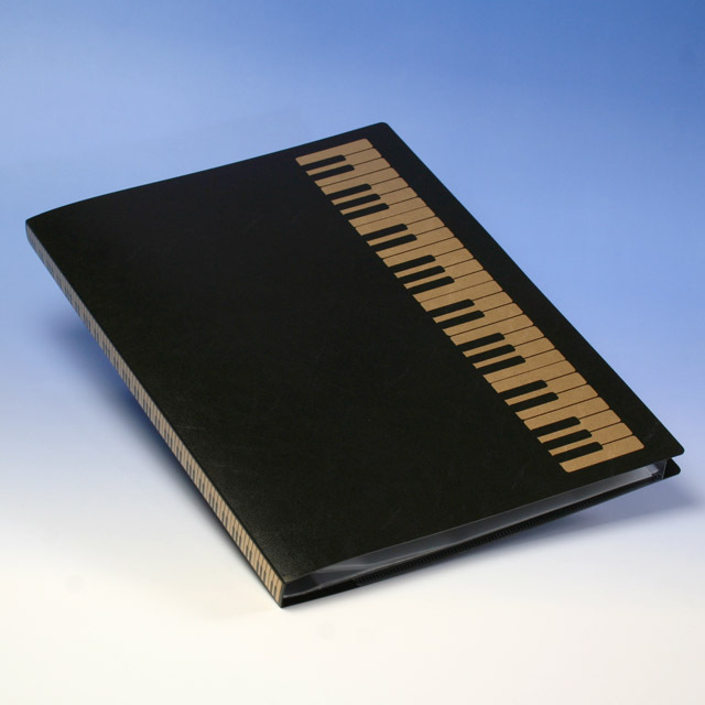 譜面用クリアファイル ピアノ鍵盤 音楽雑貨・アクセサリー専門店