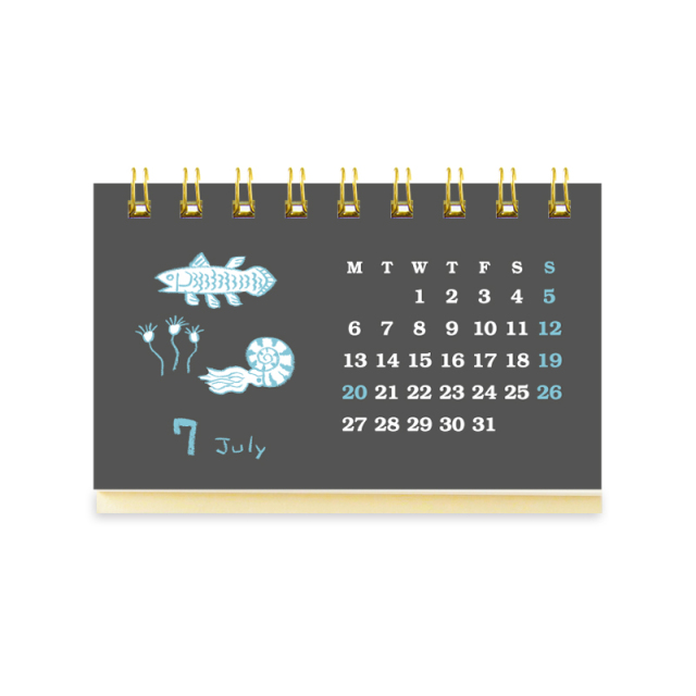 CT-2613：2026年度カレンダー 月曜始まり 名刺サイズカレンダー