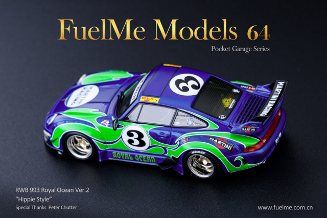 Fuelme Models FM64002-06B 1/64 Porsche 911(993) Rauh-Welt Begriff