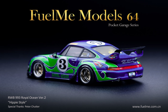 Fuelme Models FM64002-06B 1/64 Porsche 911(993) Rauh-Welt Begriff