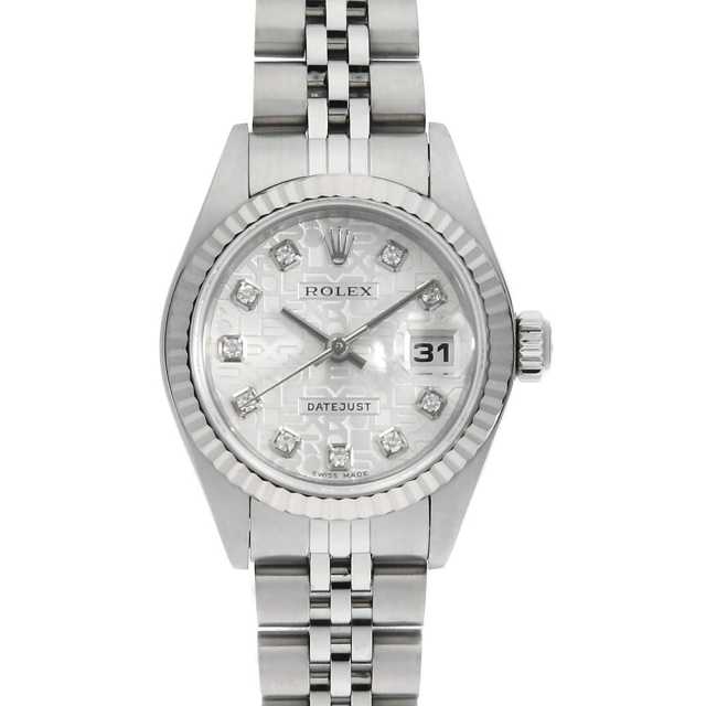 79174G シルバー ROLEX（ロレックス）デイトジャスト 10Pダイヤ 中古
