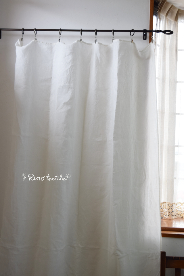 リネン マルチクロス 【厚地 リノ リサ ホワイト】