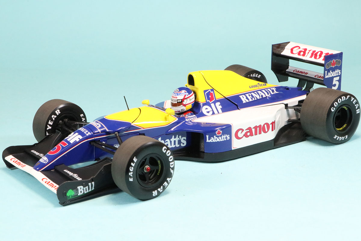 ミニチャンプス 1/18 ウィリアムズ FW14B ルノー 1992 N.マンセル