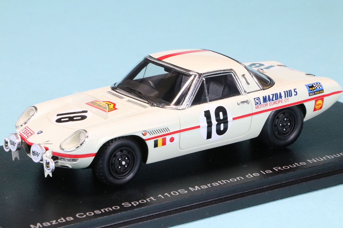 スパーク 1/43 マツダ コスモ スポーツ 110S マラソン デ ラ ルート