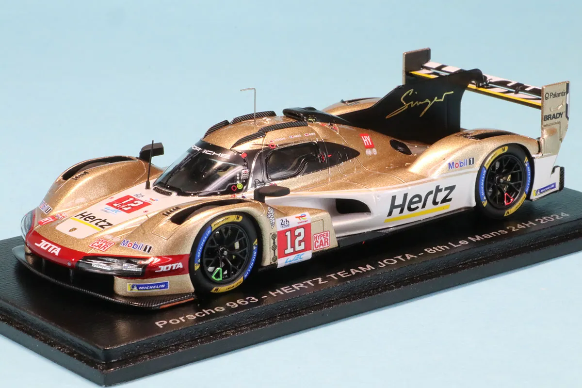 スパーク 1/43 ポルシェ 963 No.12 HERTZ TEAM JOTA 8th ルマン