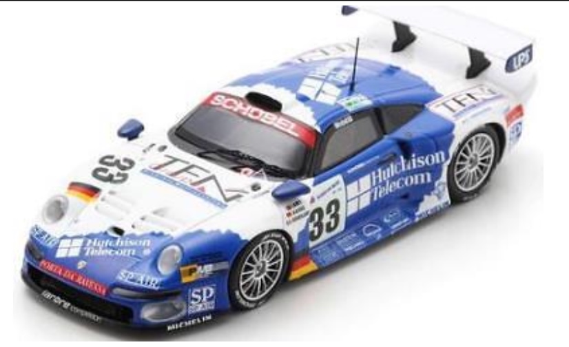 予約] スパーク 1/43 ポルシェ 911 GT1 ルマン 1997 No.33 S560