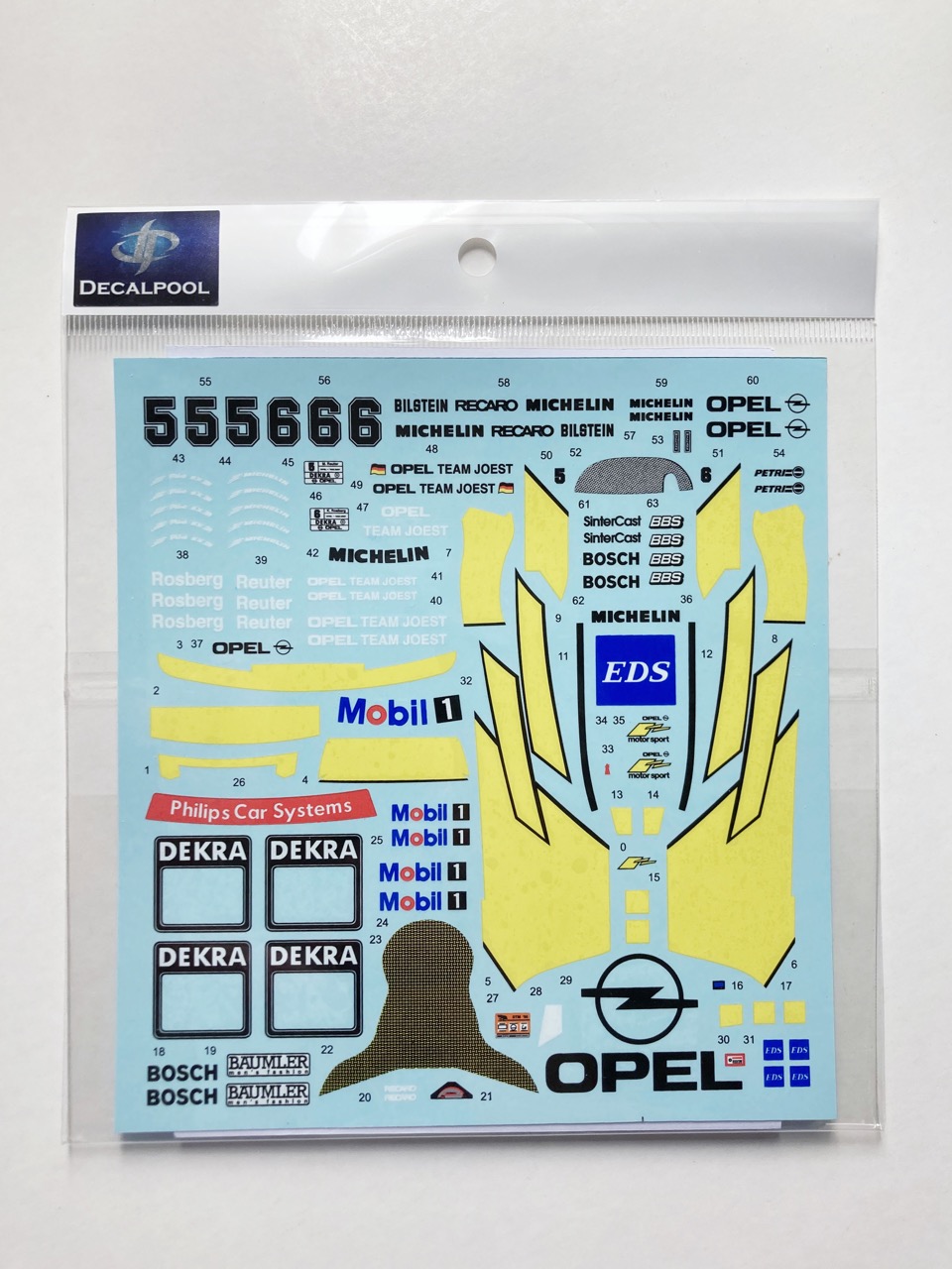 DecalPool 1/24 オペル カリブラ V6 DTM 1994 タミヤ対応 フルデカール
