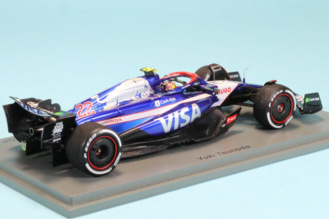 スパーク 1/43 ビザ RB VCARB01 サウジアラビアGP 2024 角田裕毅 S9522