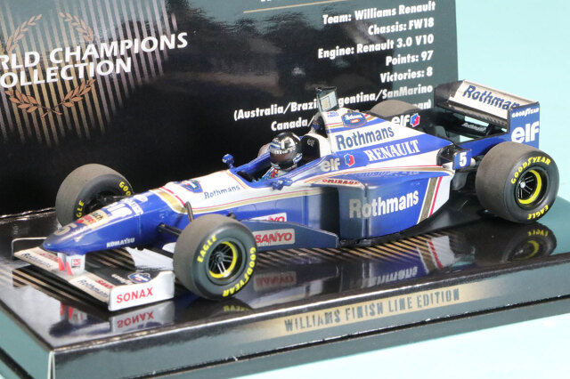 ミニチャンプス 1/43 ウィリアムズ FW18 ルノー 1996 ワールド