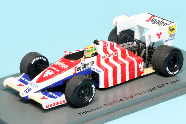 スパーク 1/43 トールマン TG184 ポルトガルGP 1984 3rd A.セナ